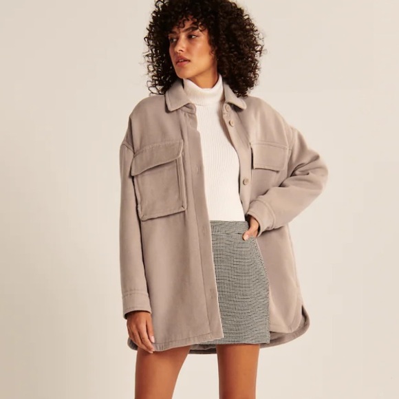 abercrombie oversized coat